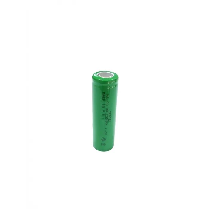 - 1.2v 1200 Mah - Aa - Ni-cd Şarjlı Pil - (başsız / Flat Head)