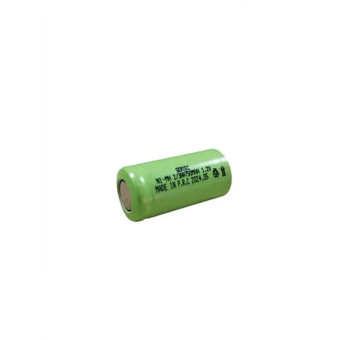 - 1.2v 750 Mah - 2/3aa - Ni-mh Şarjlı Pil - (başsız / Flat Head)