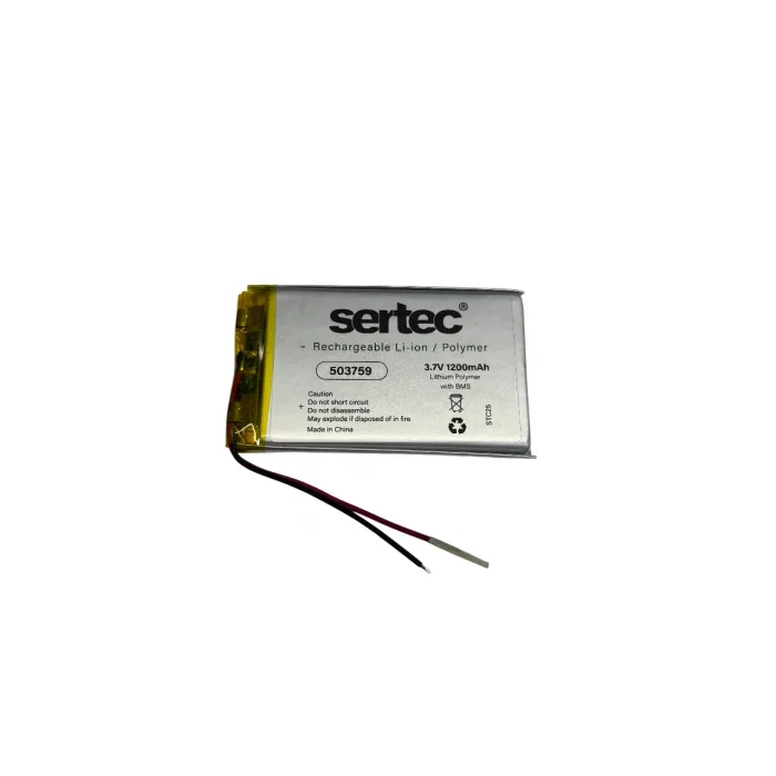 503759 3.7v 1200 Mah Li-polymer Pil (devreli/1.5a)