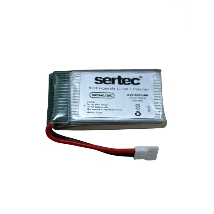 / 902540 / 3.7v - 800mah - 25c Beyaz Soket