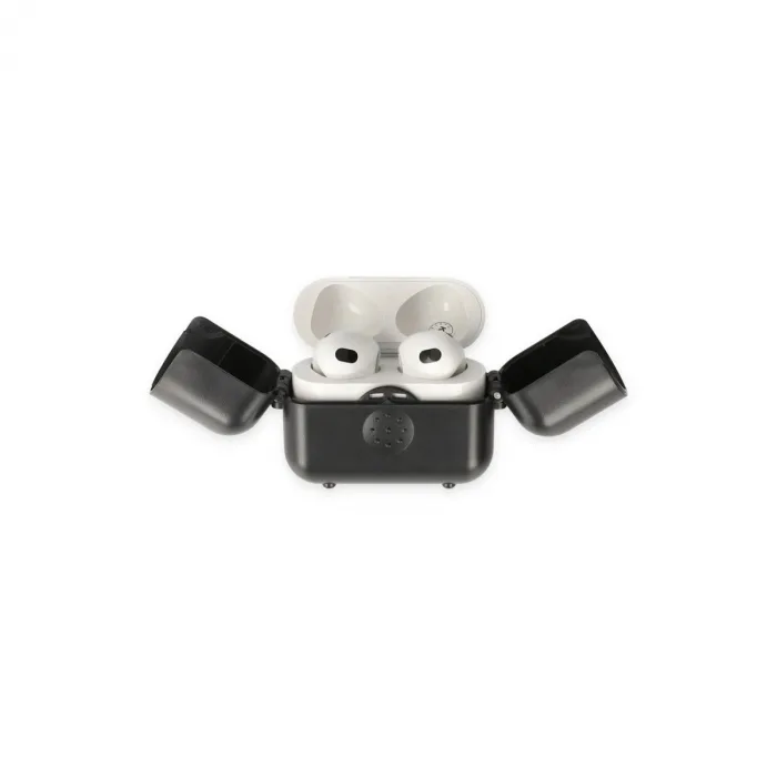 Airpods 3 (3.nesil) Basmalı Kılıf - Siyah