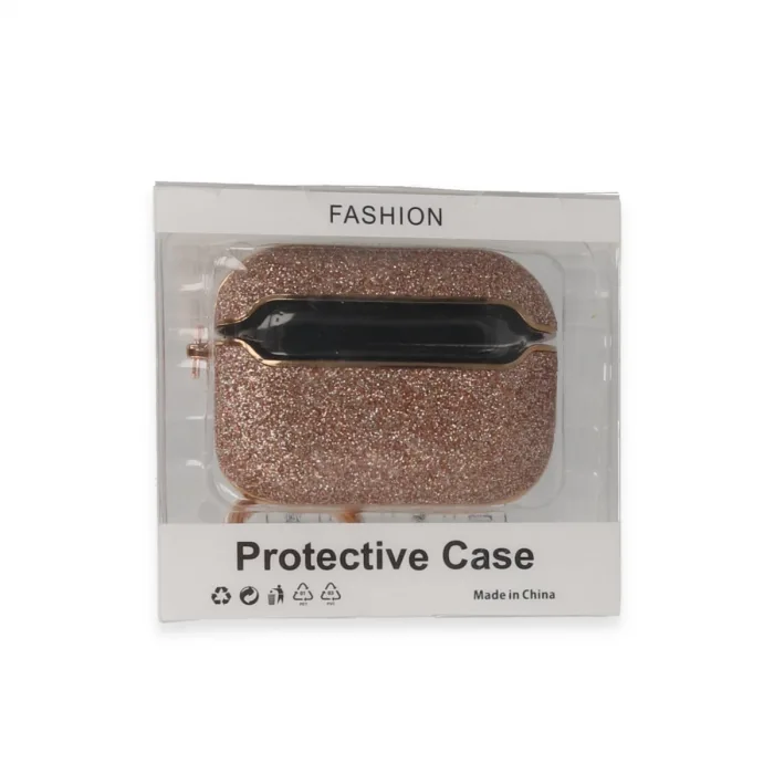 Airpods 3 (3.nesil) Spell Simli Kılıf - Rose Gold