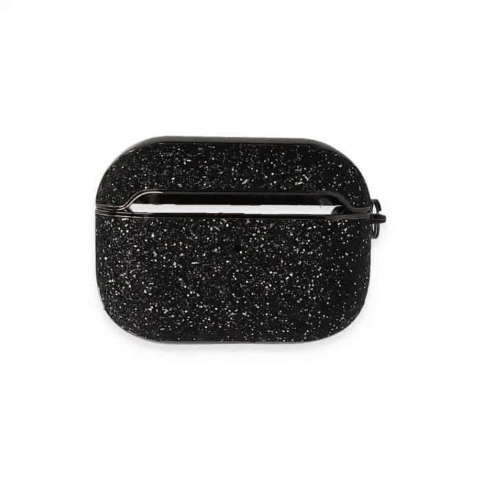 Airpods 3 (3.nesil) Spell Simli Kılıf - Siyah