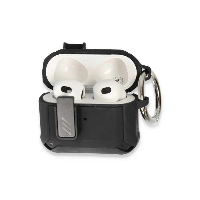 Airpods 3 (3.nesil) Truva Kılıf - Siyah