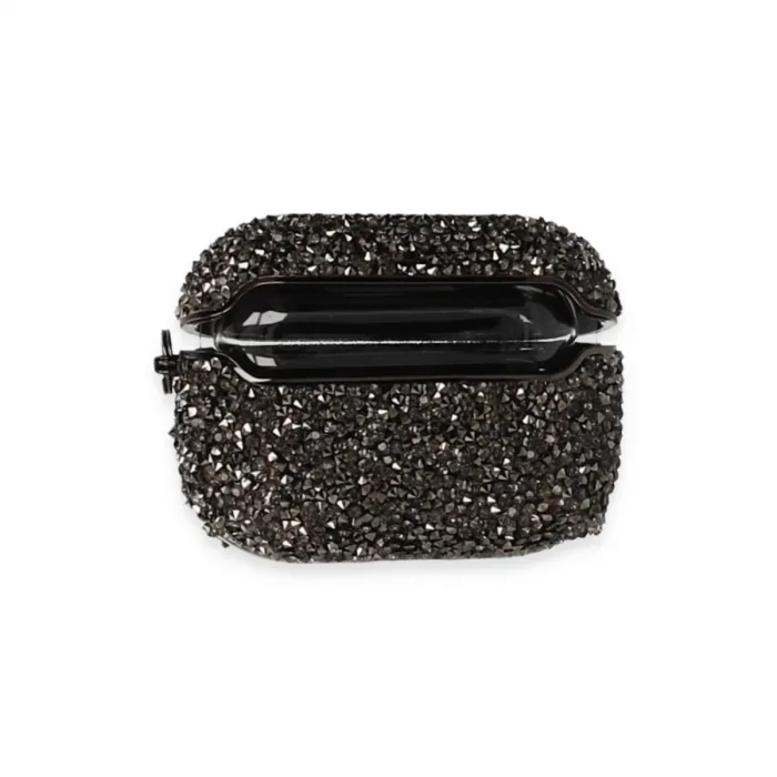 Airpods Pro 2 (2.nesil) Mira Taşlı Kılıf - Siyah