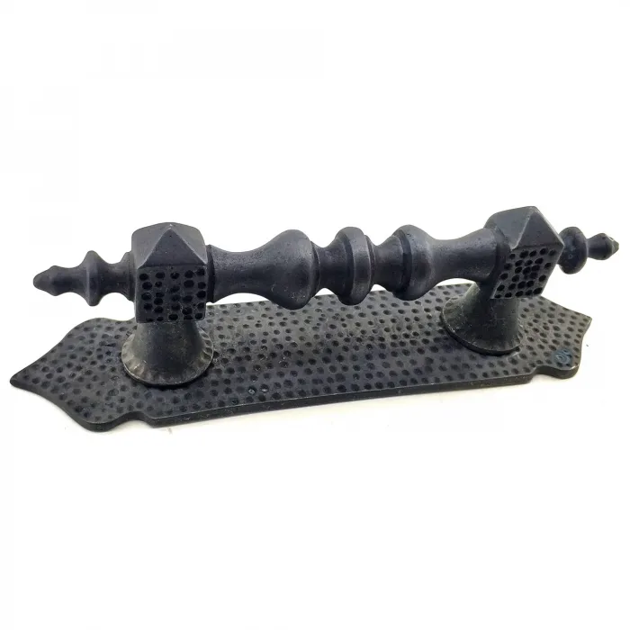 Antika Tarz Dekoratif Pirinç Ağır Kapı Çekme Kolu - 280x65 Mm, Oksit