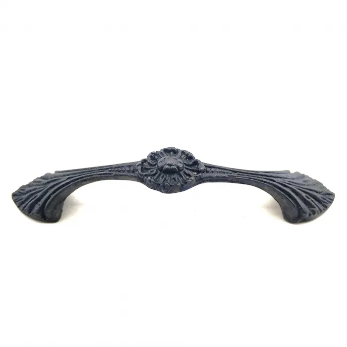 Antika Tarz Dekoratif Pirinç Göz Mobilya Kulbu - 21x127 Mm, Oksit