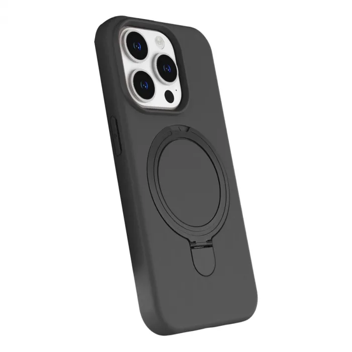 Apple İphone 14 Pro Max Regal Magsafe Standlı Kapak - Titan Gri