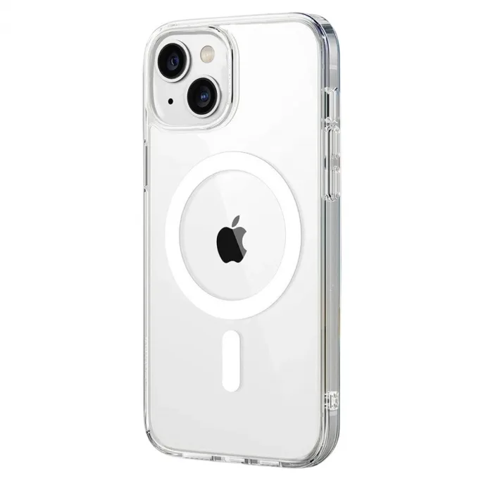 İphone 15 Combo Sert Şeffaf Magsafe Kapak - Şeffaf