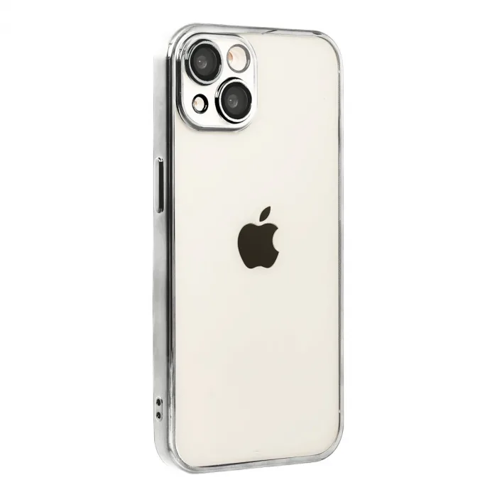 Apple İphone 15 Razer Lensli Silikon - Titan Gri