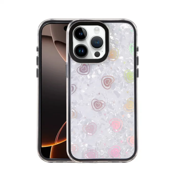 Apple İphone 16 Pro Lumi Desenli Kapak - Siyah