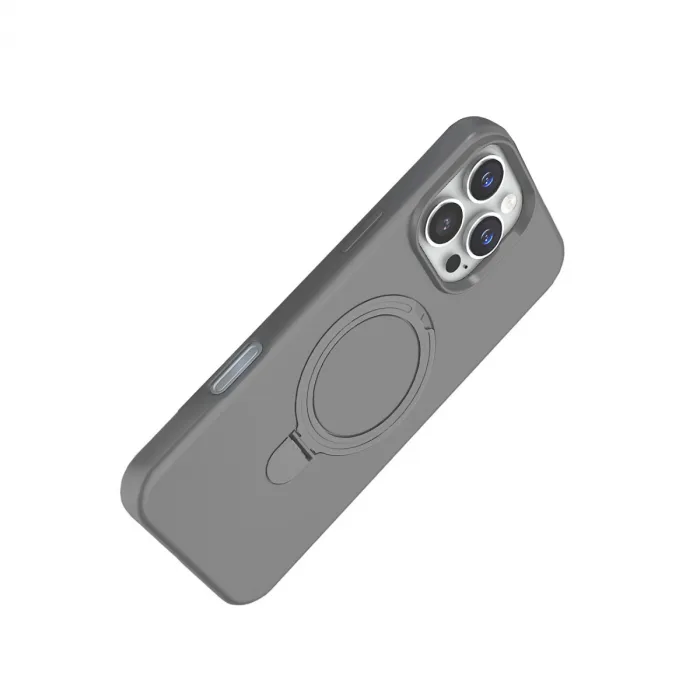 Apple İphone 16 Pro Regal Magsafe Standlı Kapak - Titan Gri