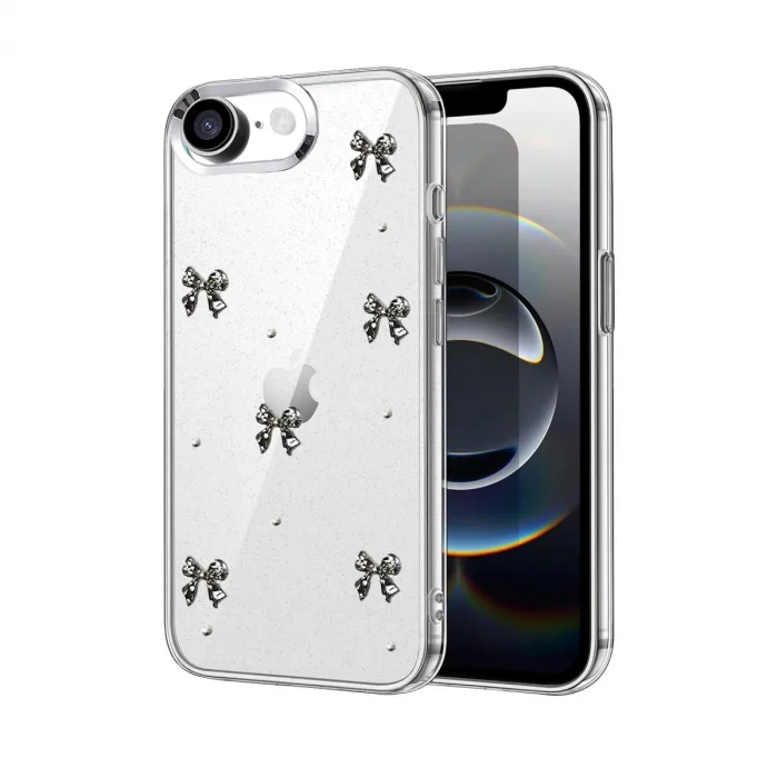 Apple İphone 16e Fiyonk Desenli Kapak - Desen 5