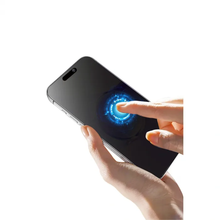 Apple İphone 17 Air Bilvis 5in1 5d Magic Hayalet Cam Ekran Koruyucu - Siyah