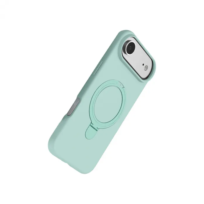 Apple İphone 17 Air Regal Magsafe Standlı Kapak - Su Yeşili