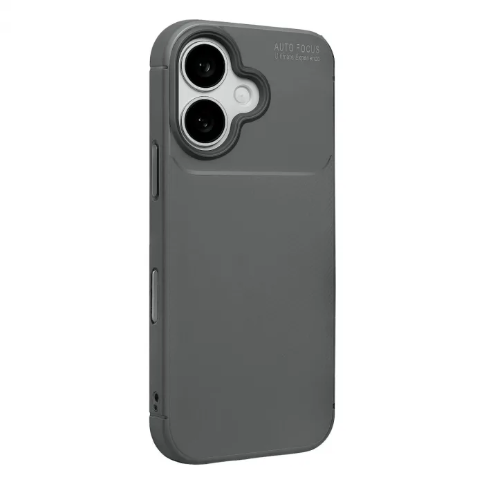 Apple İphone 17 Auto Focus Karbon Kapak - Gri