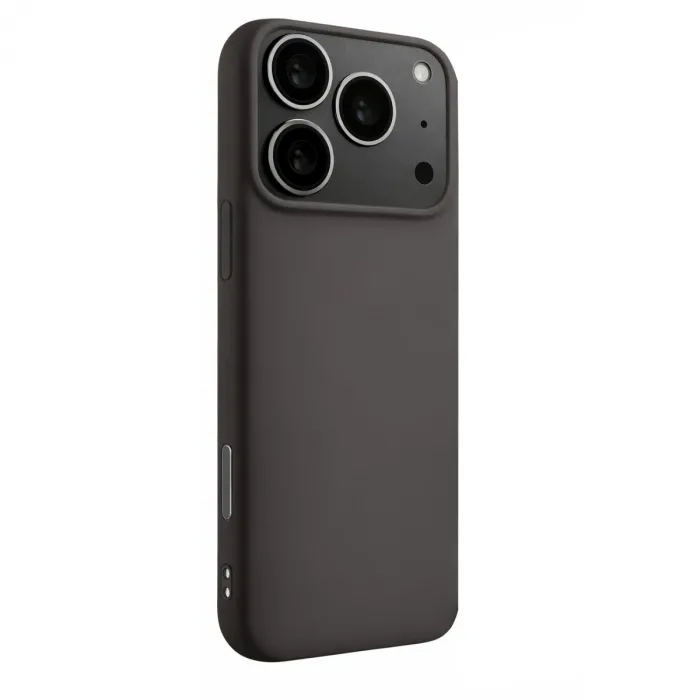 İphone 17 Pro Max Nano İçi Kadife Silikon - Gri