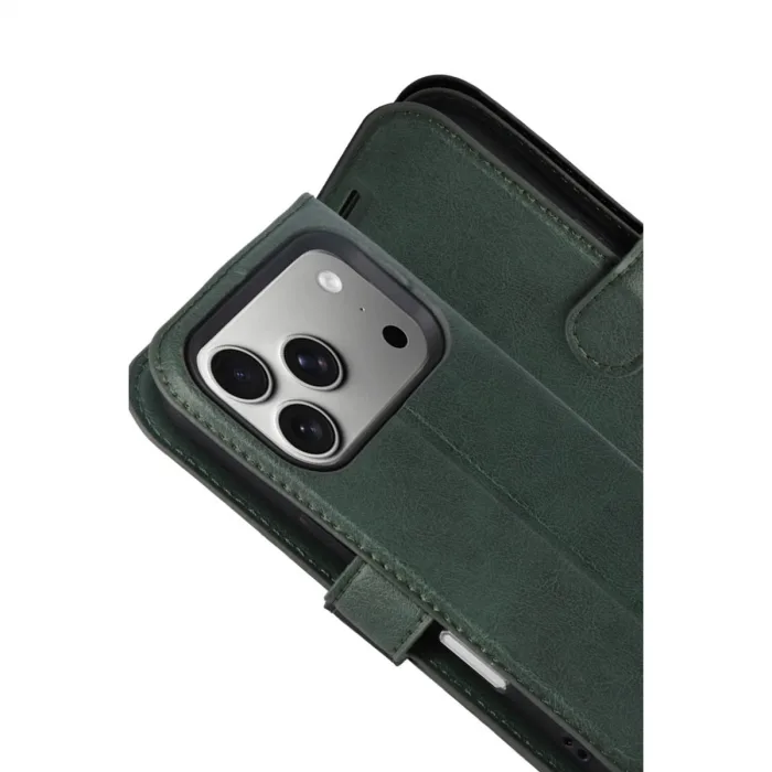 Apple İphone 17 Pro Max Trend S Plus Kapaklı Kılıf - Yeşil