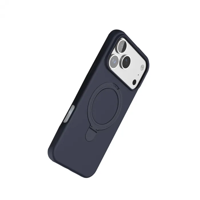 Apple İphone 17 Pro Regal Magsafe Standlı Kapak - Lacivert