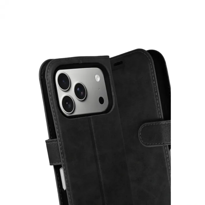 Apple İphone 17 Pro Trend S Plus Kapaklı Kılıf - Siyah