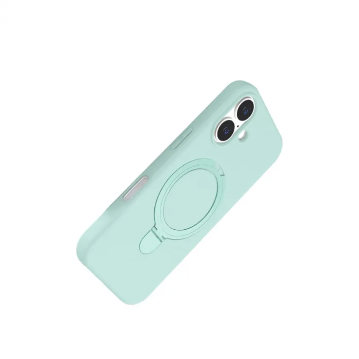 Apple İphone 17 Regal Magsafe Standlı Kapak - Su Yeşili