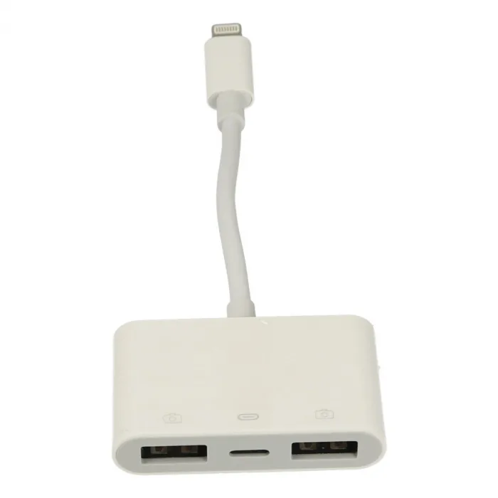 Apr23 Iphone Otg 3in1 - Beyaz