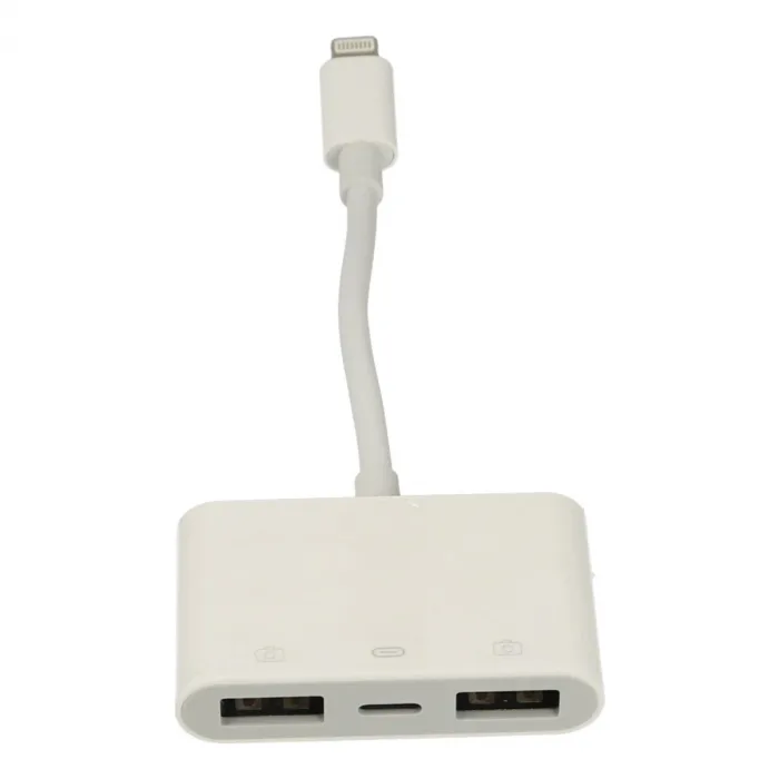 Apr23 Iphone Otg 3in1 - Beyaz