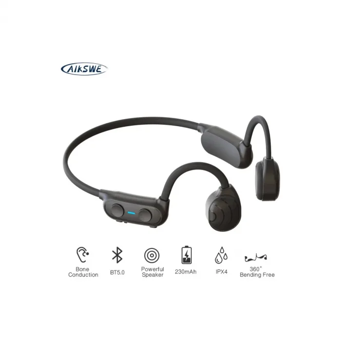 As10 Plus Suya Dayanıklı Bluetooth Kulaklık - Siyah