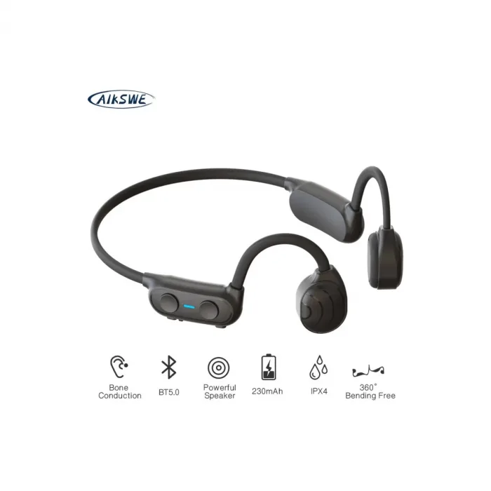 As10 Plus Suya Dayanıklı Bluetooth Kulaklık - Siyah