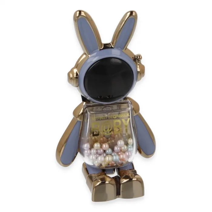 Astro Stand Tavşan Astronot - Açık Mavi