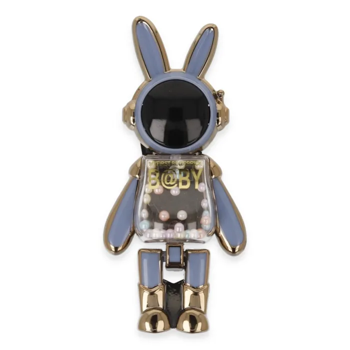 Astro Stand Tavşan Astronot - Açık Mavi