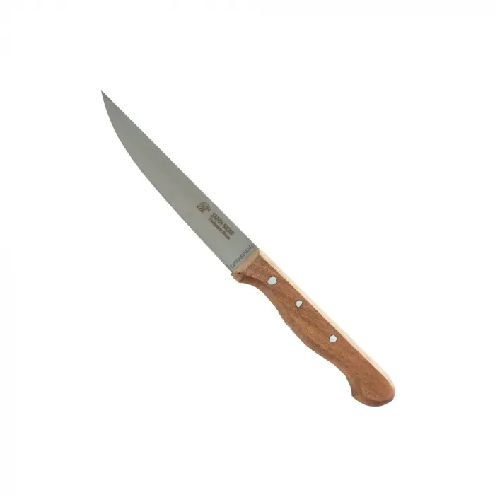 Bursa Paslanmaz Sebze Bıçağı 12 cm, Ahşap Sap