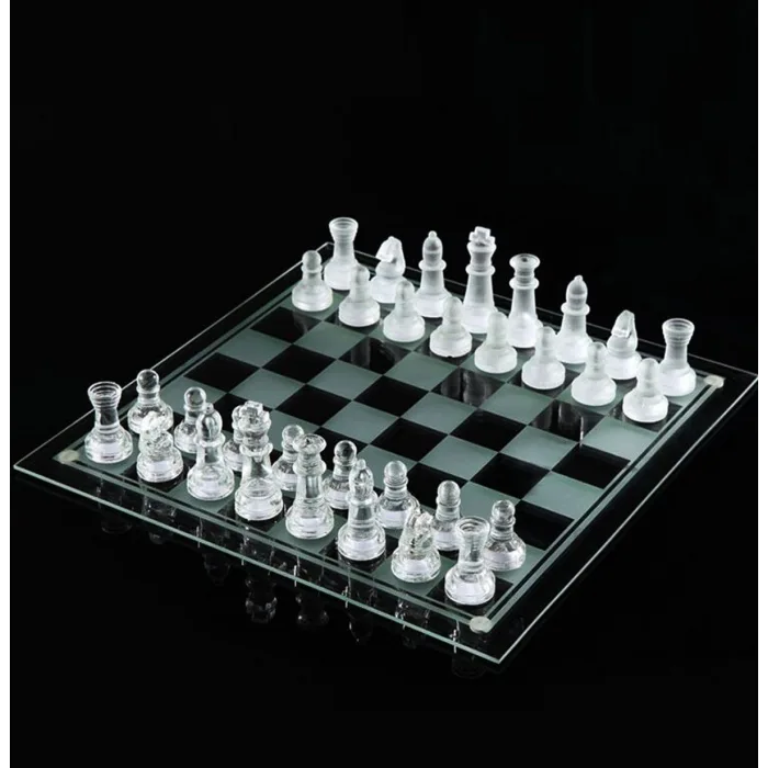 Cam Satranç Seti Oyunu Alk2545