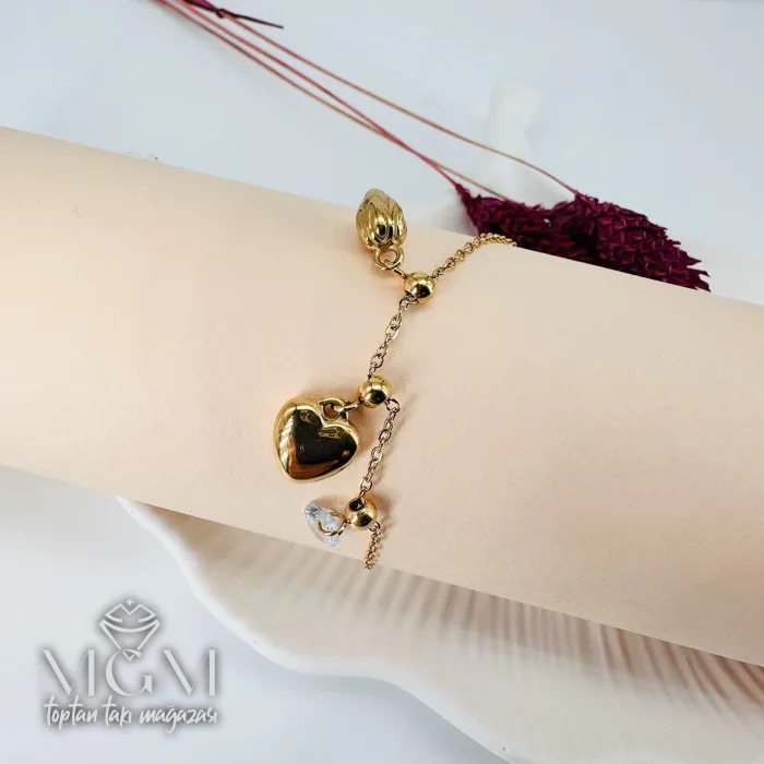 Çelik Bileklikler 16+5 Cm Uzatma Payı - Kbl0088