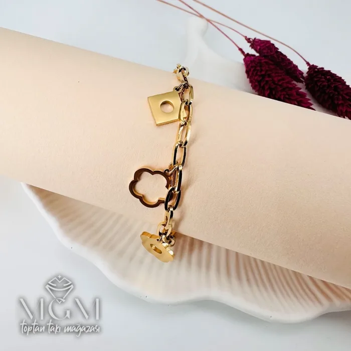 Çelik Bileklikler 17+5 Cm Uzatma Payı - Kbl0146