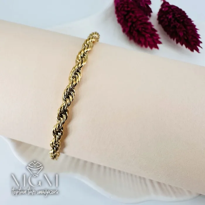 Çelik Burgu Bileklik 3 Mm - Kbl0118