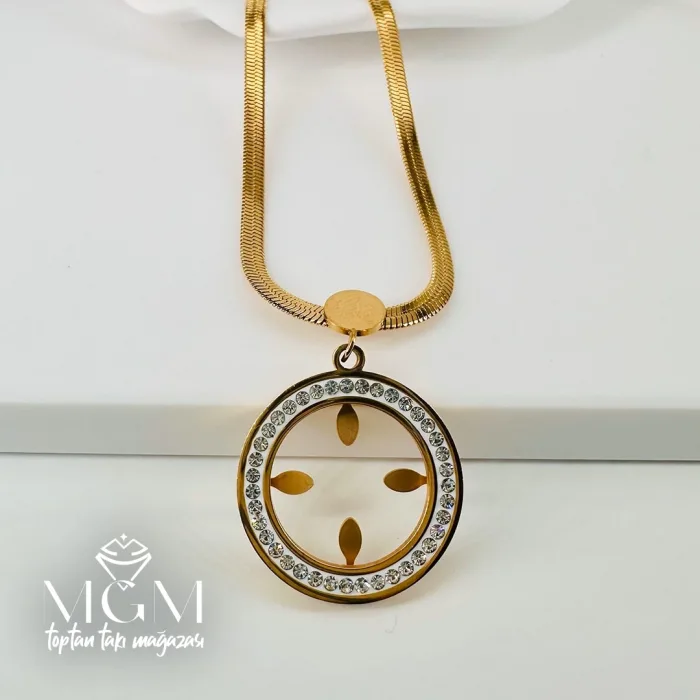 Çelik Çelik Kolye 40+5 Cm - Kl0198