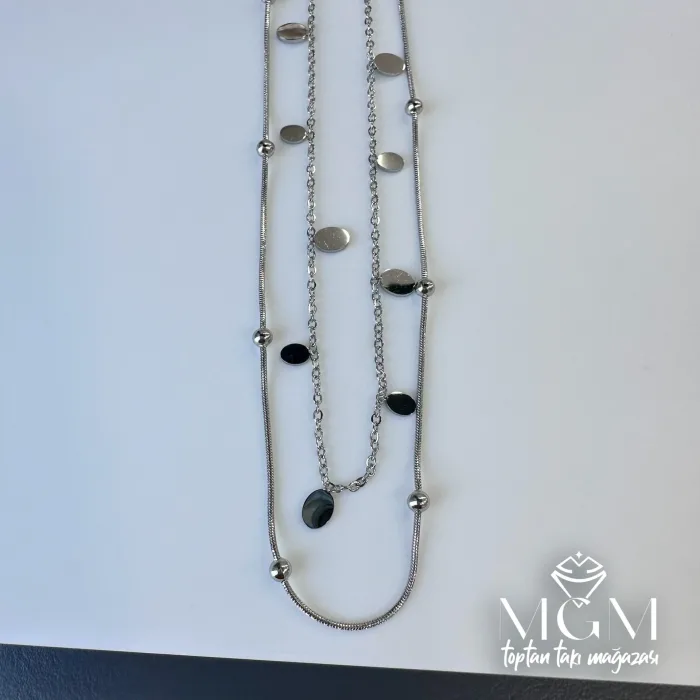 Çelik Kolyeler 45+5 Cm Uzatma Payı - Kl0031