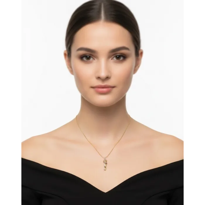 Rodyum/ Kaplama Zincir Çelik - Uç Pirinç Çelik Kolye Zincir 40+5 Cm - Uç Uzunluk 3 Cm - Kl0244