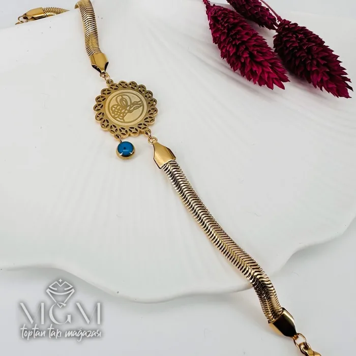 Çelik Bileklikler 18,5+5 Cm Uzatma Payı - Kbl0160