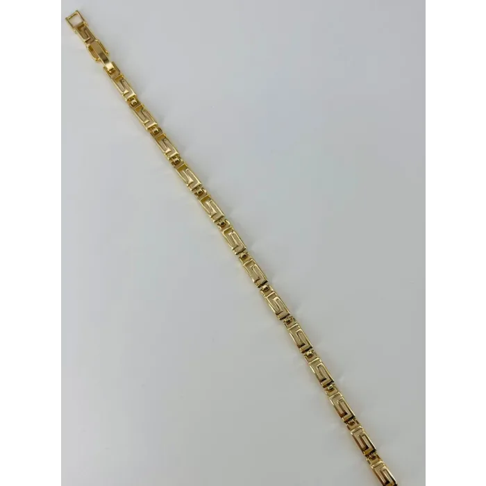    Zirkon Taşlı Pirinç Bileklikler 17+2 Cm  - Kbl0380