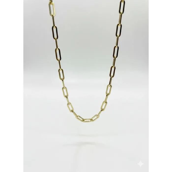   Kaplama Zincir Pirinç   Cm Kolye Zincir 45 Cm - Kl0268