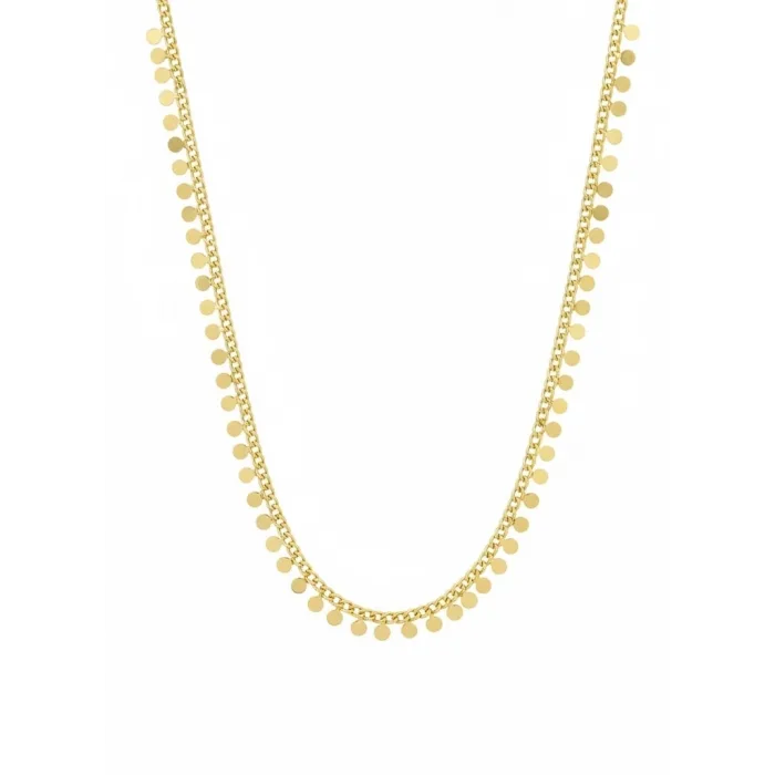   Kaplama Zincir Pirinç   Cm Kolye Zincir 45 Cm - Kl0260