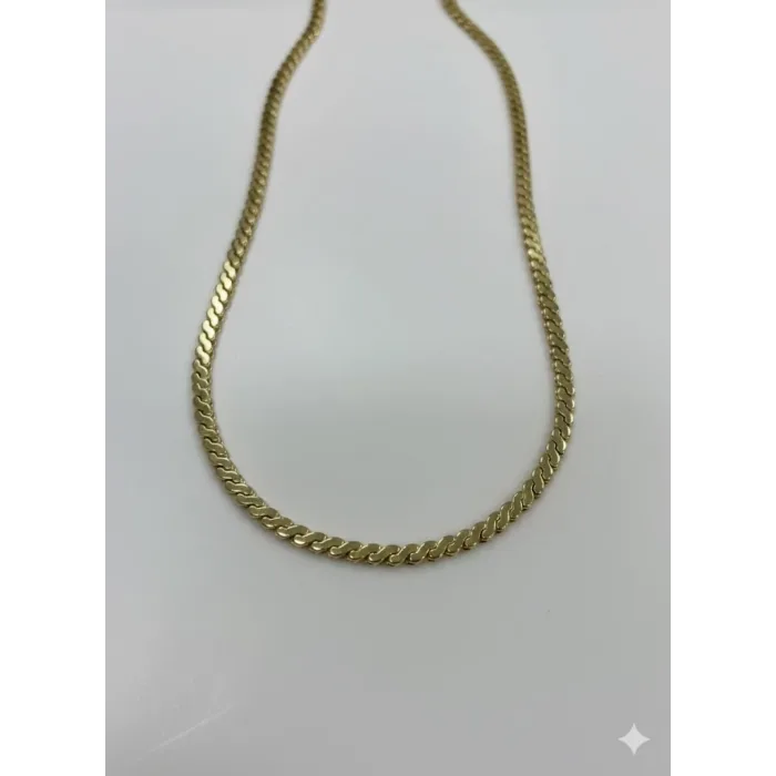   Kaplama Zincir Pirinç   Cm Kolye Zincir 60 Cm - Kl0253