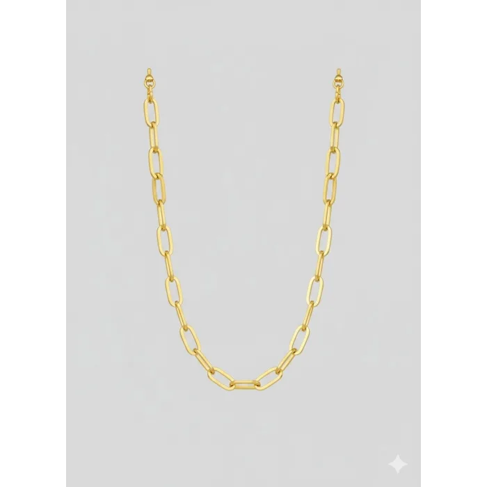   Kaplama Zincir Pirinç   Cm Kolye Zincir 60 Cm - Kl0247