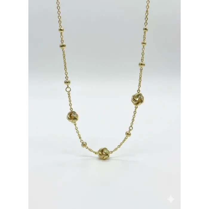   Kaplama Zincir Pirinç   Cm Kolye Zincir 45 Cm - Kl0264