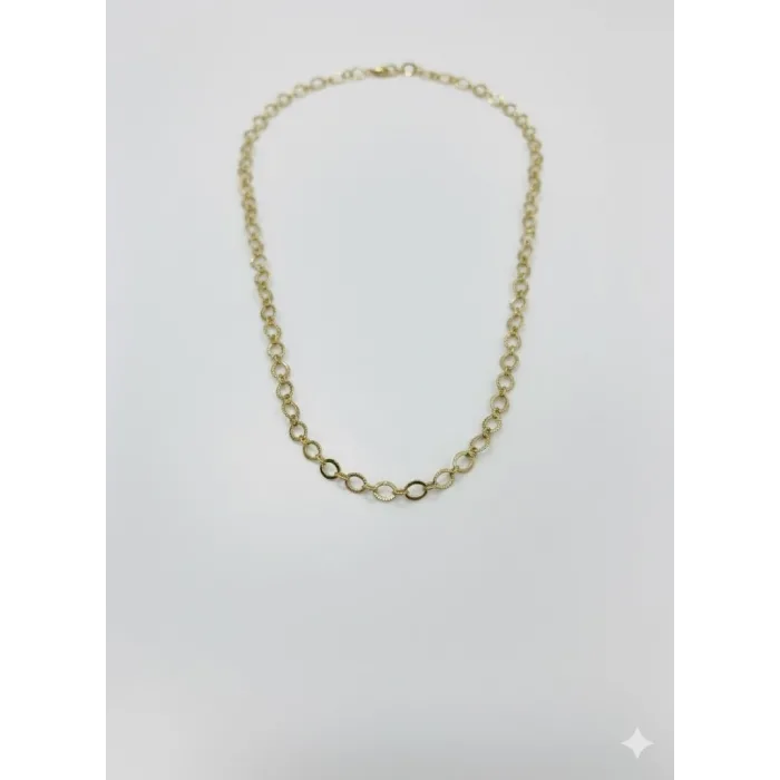   Kaplama Zincir Pirinç   Cm Kolye Zincir 45 Cm - Kl0271