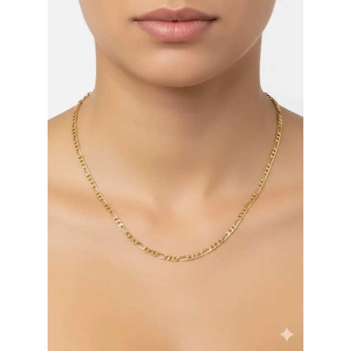   Kaplama Zincir Pirinç   Cm Kolye Zincir 45 Cm - Kl0267