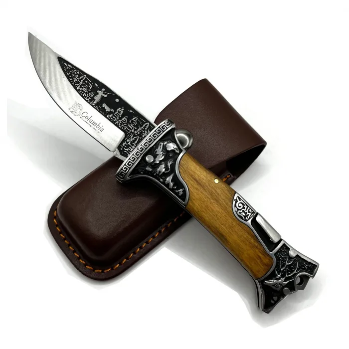 Company A-3188-c Geyik İşlemeli Bıçak