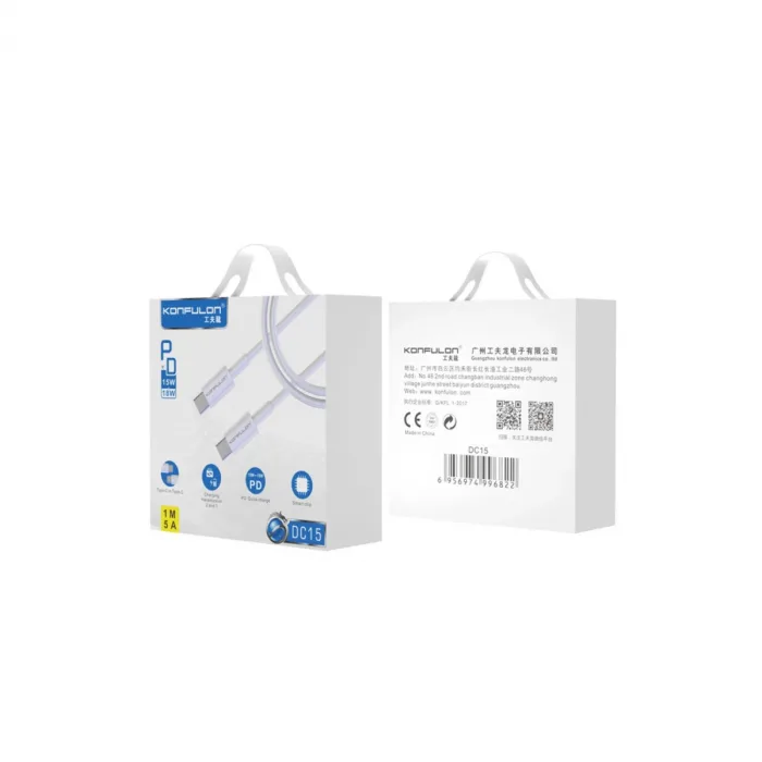 Dc15 Type-c To Type-c Kablo 1m 18w